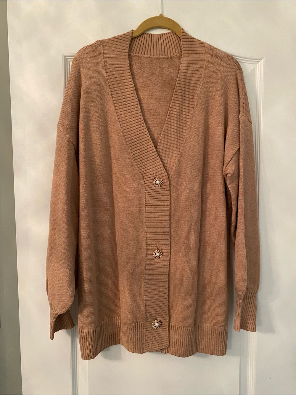 Macy's Pearl-Button Knit Cardigan